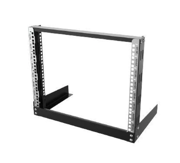 MIRSAN Stojak montażowy 19 6U szerokość 516mm głębokość 300mm czarny