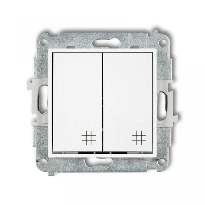 MINI Mechanizm łącznika podwójnego krzyżowego biały mat 25MWP‑66 - obrazek 1