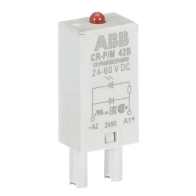 Moduł CR‑P/M 42B diody i diody LED czerwonej 24‑60VDC A1+ A2‑ 1SVR405652R4000 /10szt./ - obrazek 1