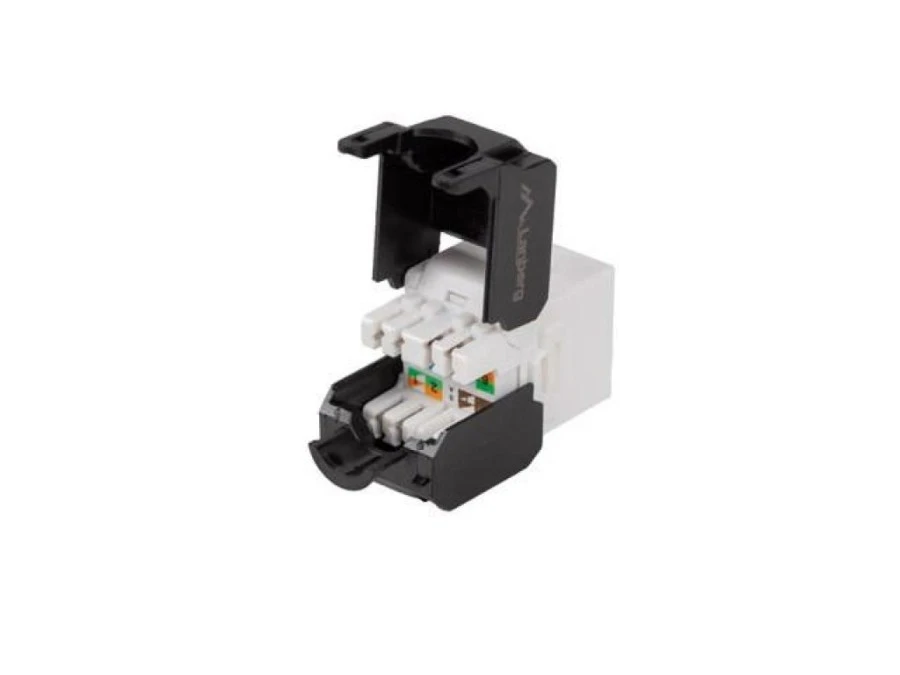 MODUŁ KEYSTONE GNIAZDO BEZNARZĘDZIOWY RJ45 KAT.6 UTP LANBERG KSU6‑4000 - obrazek 3