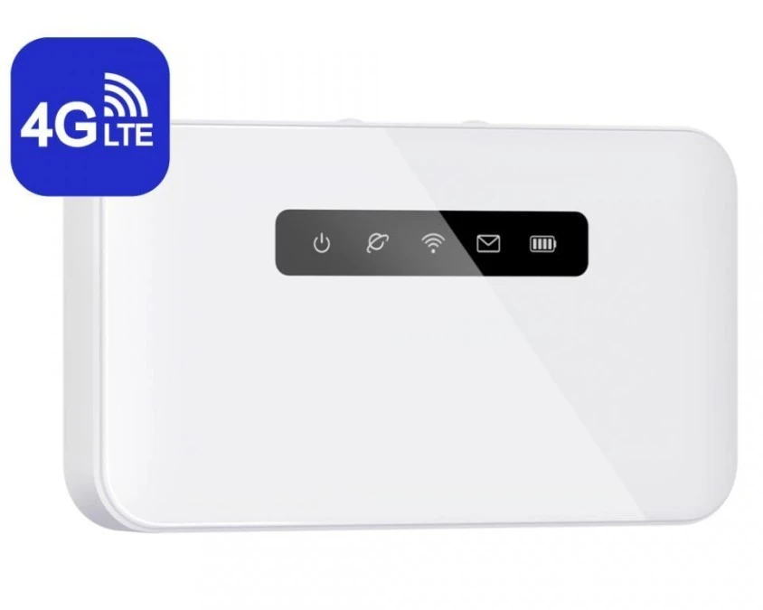 Miniaturowy przenośny router 4G/LTE, WiFi, 1x RJ45, wbudowany akumulator 2600mAh, Safire SF‑MIFI‑4G‑UPS