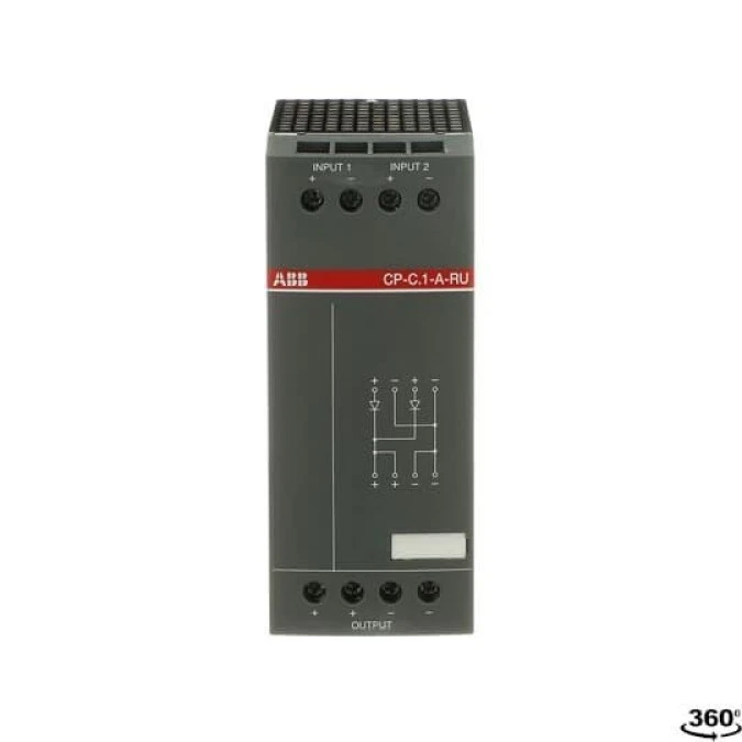 Moduł redundancyjny CP‑C.1‑A‑RU Wejście: 2x20A Wyjście: 1x40A 1SVR360060R1001 - obrazek 1