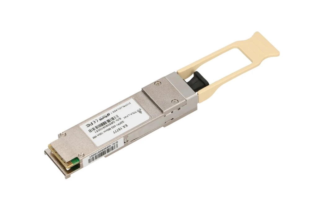 Moduł QSFP+ MPO, 850nm, 100m, multi mode, Duplex Extralink QSFP+ 40Gbps - obrazek 2
