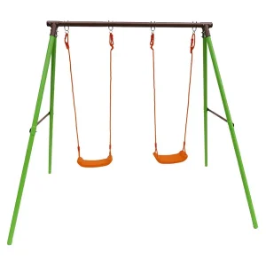 Huśtawki stalowe „Polo” – 1.96 m – 2 urządzenia 465145 Huśtawki stalowe „Polo” – 1.96 m – 2 urządzenia 465145