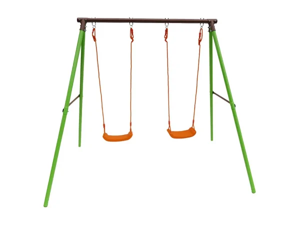 Huśtawki stalowe „Polo” – 1.96 m – 2 urządzenia 465145 Huśtawki stalowe „Polo” – 1.96 m – 2 urządzenia 465145