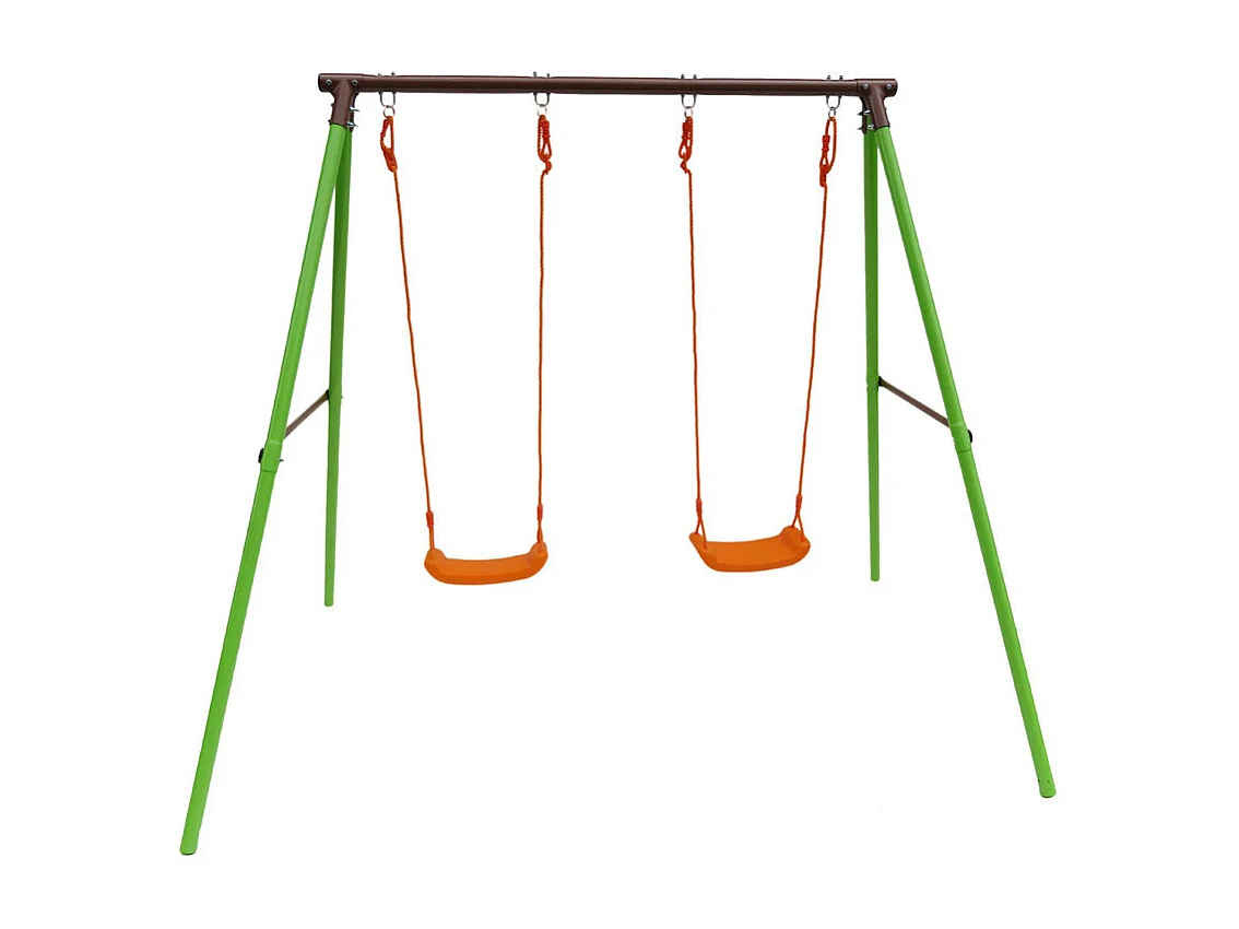 Huśtawki stalowe "Polo" - 1.96 m - 2 urządzenia 465145 - obrazek 1