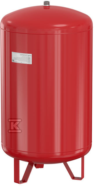 Naczynie wzbiorcze przeponowe CONTRAFLEX-800, 800L, 1.5/6 bar / 70 st., przyłącze gwintowane R1", k.czerwony RAL 3002, do instalacji grzewczych i chłodniczych, stojące 17181 - obrazek 1