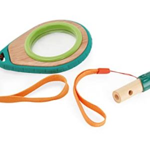 Magnifying Glass, Sustainable Bamboo And Plant Plastic Detective Playset, Hape Nature Set, Exploration Toys for Outdoor Games. 3 years + Magnifying Glass, Sustainable Bamboo And Plant Plastic Detective Playset, Hape Nature Set, Exploration Toys for Outdoor Games. 3 years +
