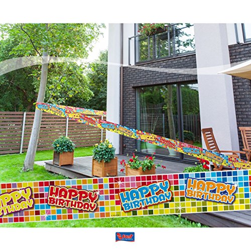 Folat Taśma odgradzająca Happy Birthday - obrazek 1