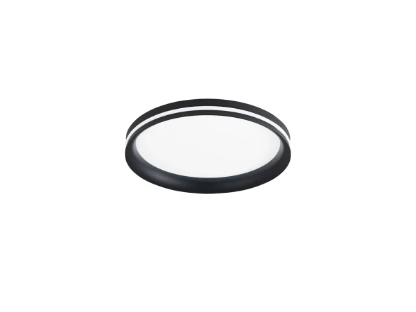 Isy – Aluminiowa lampa sufitowa LED Fabas Luce – Zintegrowana dioda LED 64W IP20 Czarna 4539687 Isy – Aluminiowa lampa sufitowa LED Fabas Luce – Zintegrowana dioda LED 64W IP20 Czarna 4539687