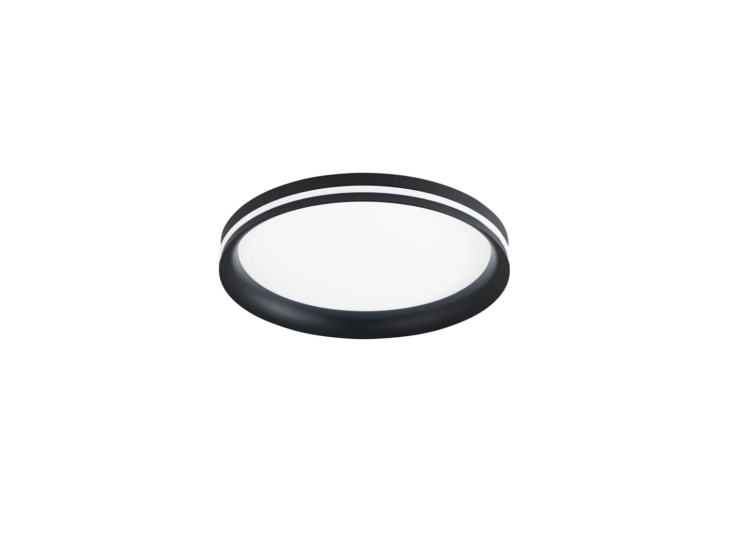 Isy - Aluminiowa lampa sufitowa LED Fabas Luce - Zintegrowana dioda LED 64W IP20 Czarna 4539687 - obrazek 1