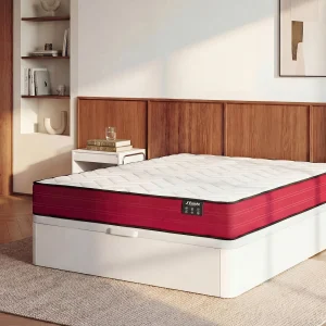 Materac 160 x 200 cm z sprężynami kieszeniowymi, grubość 20 cm – JUBIA od marki YSMÉE 4639700 Materac 160 x 200 cm z sprężynami kieszeniowymi, grubość 20 cm – JUBIA od marki YSMÉE 4639700