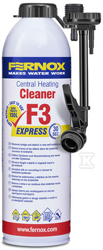 Środek czyszczący, Cleaner FERNOX F3 Express, 400ml puszka pod ciśnieniem, płyn 62446 - obrazek 1