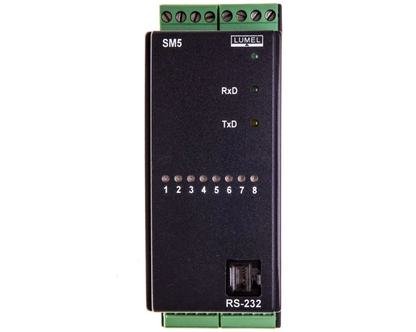 Moduł 8‑kanałowy wejść binarnych zasilanie 85‑253V AC/DC bez atestu KJ SM5 1000 - obrazek 2