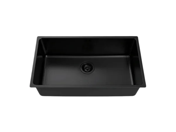 Inoxa zlewozmywak 1 komora 76×44 ze stali nierdzewnej czarny – Essebagno 4919287 Inoxa zlewozmywak 1 komora 76×44 ze stali nierdzewnej czarny – Essebagno 4919287