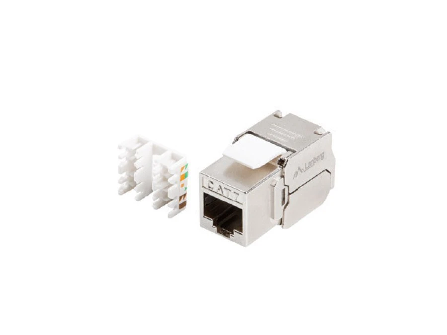 MODUŁ KEYSTONE GNIAZDO BEZNARZĘDZIOWY RJ45‑LSA KAT.7 FTP 180 LANBERG - obrazek 1