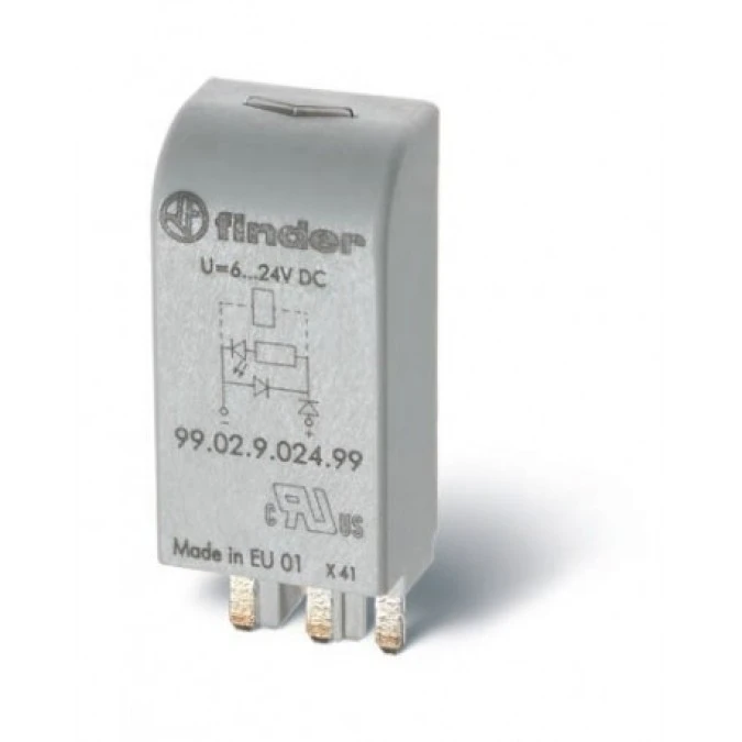 Moduł EMC, LED zielony + dioda 28‑60V DC, polaryzacja A1+ 99.02.9.060.99 - obrazek 2