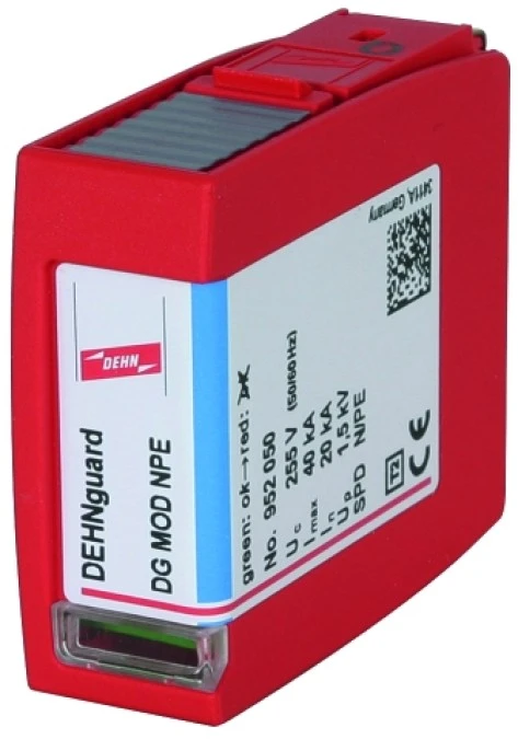 Moduł iskiernikowy ogranicznika Typ T2 N‑PE do DEHNguard M TT DG MOD NPE 952 050
