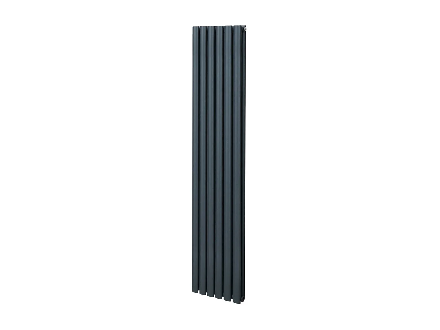 Grzejnik kolumnowy owalny – 1800 mm x 360 mm – antracytowo-szary 3485964 - obrazek 1
