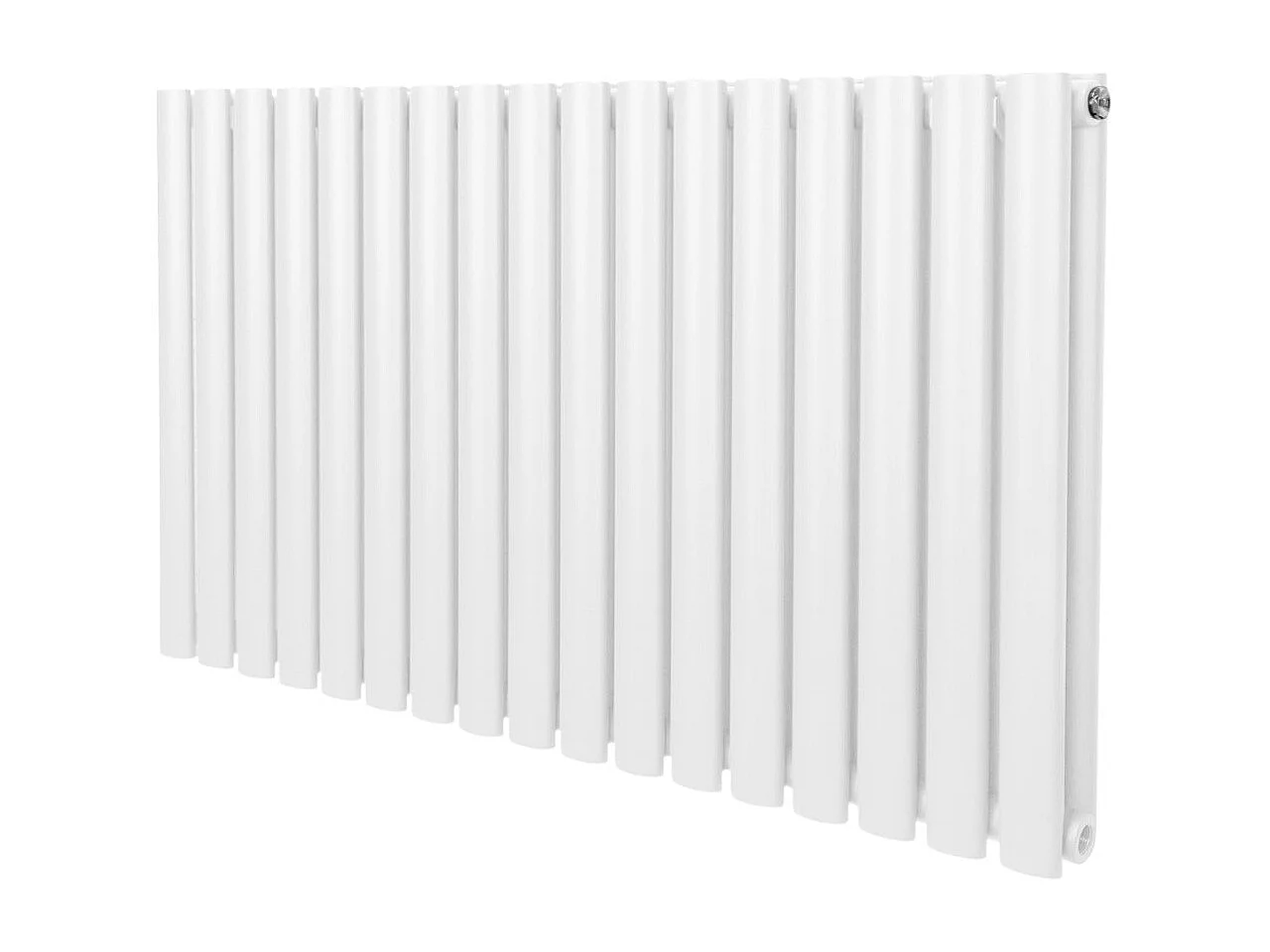 Grzejnik kolumnowy owalny – 600 mm x 1020 mm – biały 3485936 - obrazek 1