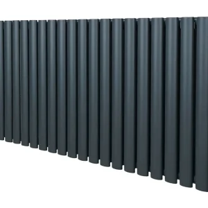 Grzejnik kolumnowy owalny – 600 mm x 1200 mm – antracytowo-szary 3485949 Grzejnik kolumnowy owalny – 600 mm x 1200 mm – antracytowo-szary 3485949