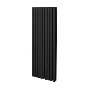 Grzejnik kolumnowy owalny – 1600 mm x 600 mm – czarny 3485975 Grzejnik kolumnowy owalny – 1600 mm x 600 mm – czarny 3485975