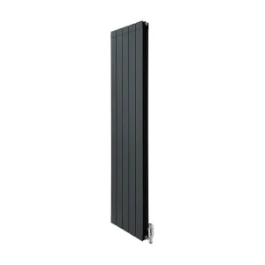 Grzejnik aluminiowy i zawory – 1800 mm x 395 mm – antracytowy szary 3486001 Grzejnik aluminiowy i zawory – 1800 mm x 395 mm – antracytowy szary 3486001