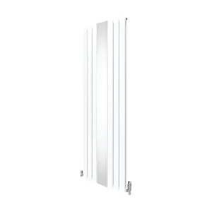 Grzejnik z płaskim lustrem i zaworami – 1800 mm x 565 mm – biały 3486020 Grzejnik z płaskim lustrem i zaworami – 1800 mm x 565 mm – biały 3486020