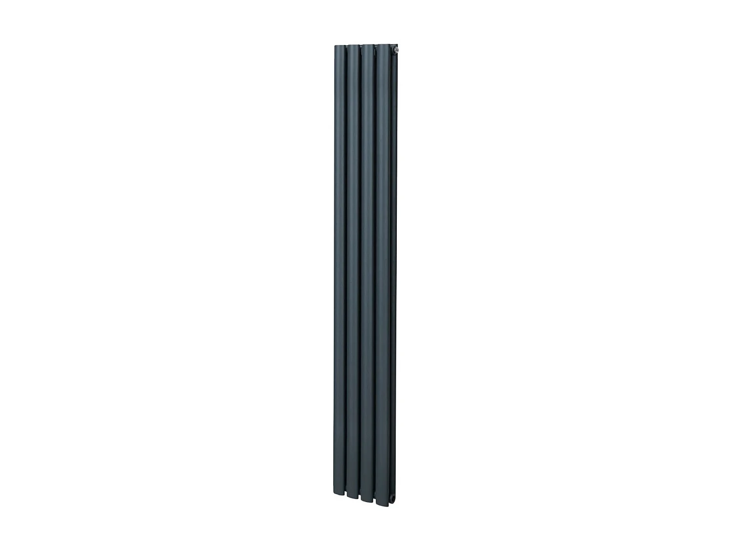 Grzejnik kolumnowy owalny – 1800 mm x 240 mm – antracytowo-szary 3486052 - obrazek 1