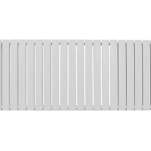 Grzejniki panelowe designerskie, połyskujące, białe, 600 mm x 1400 mm 3485996