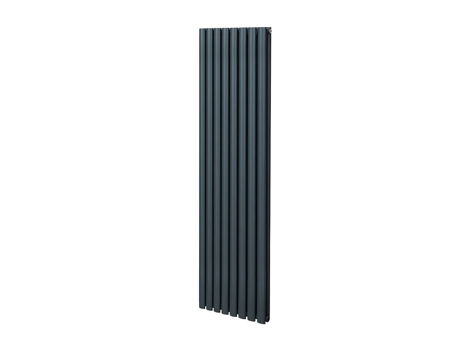 Grzejnik kolumnowy owalny – 1800 mm x 480 mm – antracytowo-szary 3486067 - obrazek 1