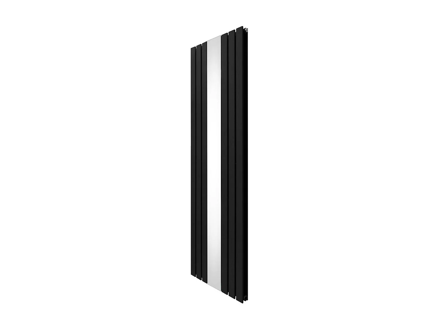 Grzejnik z płaskim lustrem - 1800 mm x 565 mm - czarny 3486005 - obrazek 1