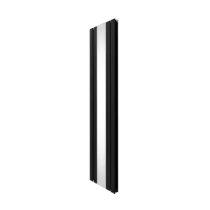 Grzejnik z płaskim lustrem – 1800 mm x 425 mm – czarny 3486024 Grzejnik z płaskim lustrem – 1800 mm x 425 mm – czarny 3486024