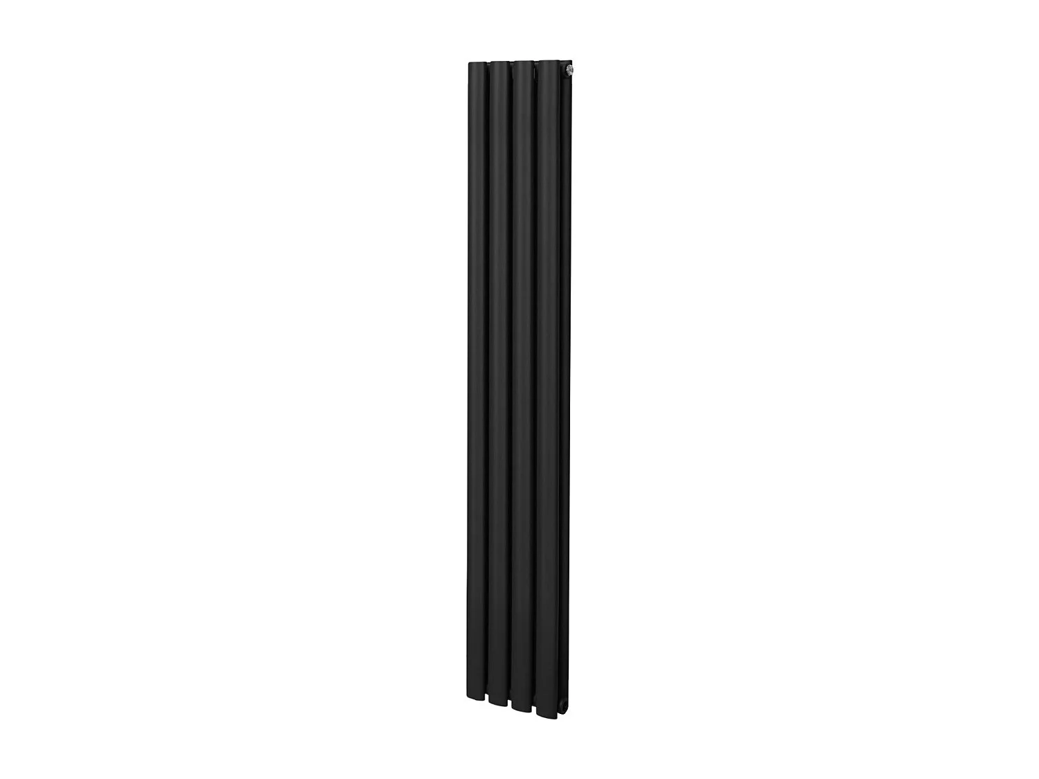 Grzejnik kolumnowy owalny – 1600 mm x 240 mm – czarny 3486087 - obrazek 1