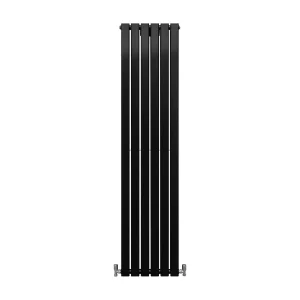 Grzejniki panelowe designerskie, matowo czarne, 1800 mm x 420 mm 3486119 Grzejniki panelowe designerskie, matowo czarne, 1800 mm x 420 mm 3486119