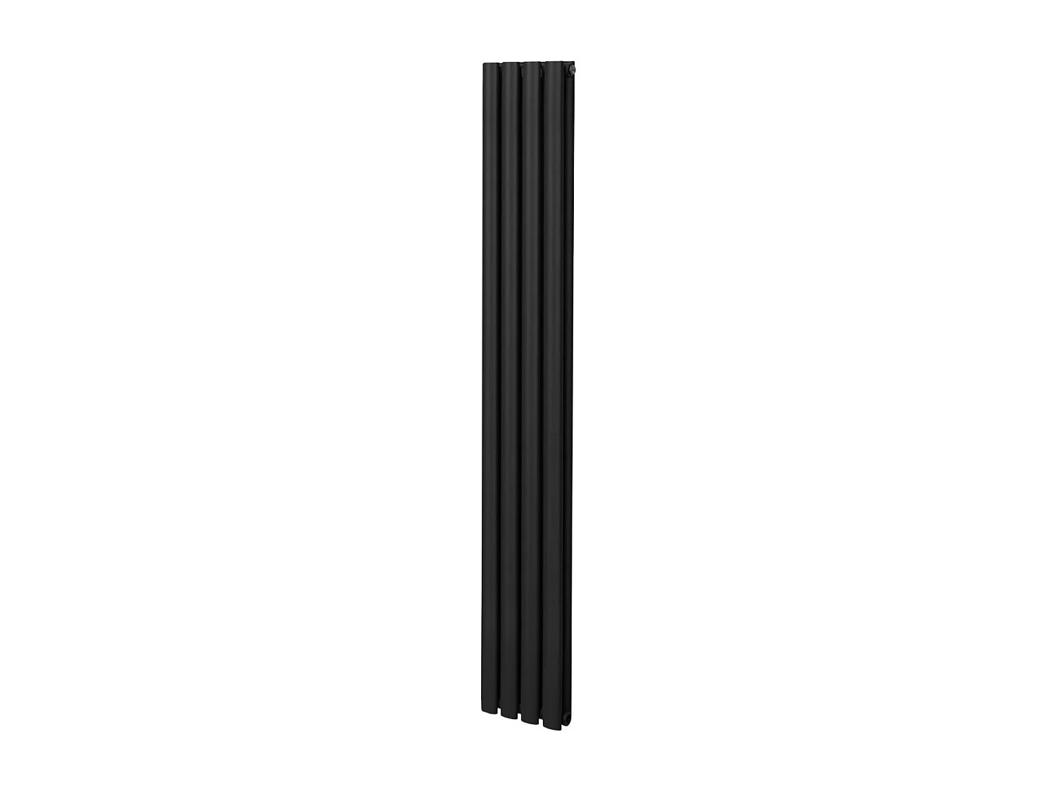 Grzejnik kolumnowy owalny – 1800 mm x 240 mm – czarny 3486108 - obrazek 1