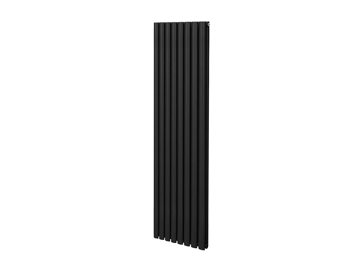 Grzejnik kolumnowy owalny – 1800 mm x 480 mm – czarny 3486123 - obrazek 1