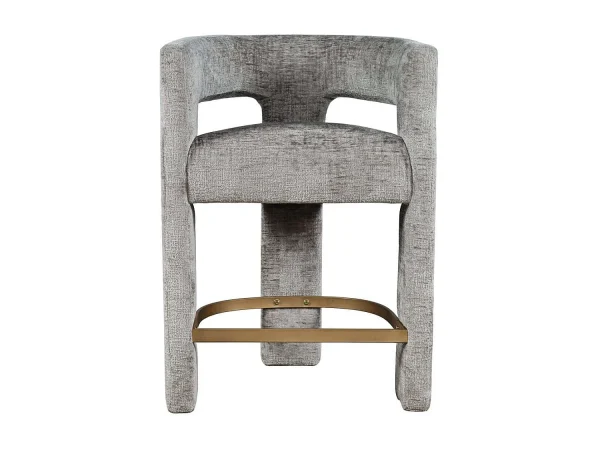 Hoker barowy 61x89x57 cm srebrno-szary Leith LET71HG 4798831