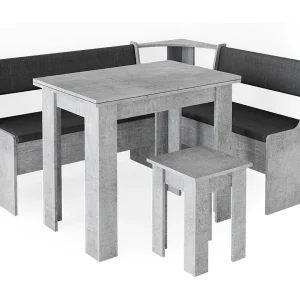 Grupa ławek narożnych beton 150x120x80 roman 4773544 Grupa ławek narożnych beton 150x120x80 roman 4773544