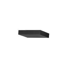 Guia – Aluminiowa lampa ścienna LED Fabas Luce – Zintegrowana dioda LED IP20, czarna – 32 cm 4539718