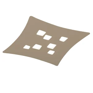Isotta lampa sufitowa GX53 szara 7 punktów świetlnych 62×69 cm metal wygięty design geometryczny max 7x8W IP20 4120619