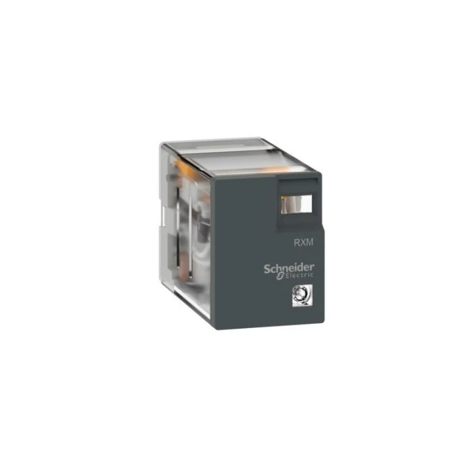 Miniaturowy przekaźnik wtykowy Harmony 3A 4CO bez diody LED 24V AC RXM4LB1B7 - obrazek 2