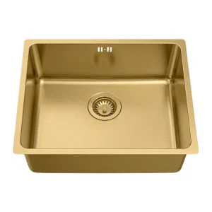 Inoxa zlewozmywak 1 komora 54×44 ze stali nierdzewnej szczotkowanej złoto – Essebagno 4977895 Inoxa zlewozmywak 1 komora 54×44 ze stali nierdzewnej szczotkowanej złoto – Essebagno 4977895