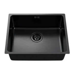 Inoxa zlewozmywak 1 komora 54×44 ze stali nierdzewnej czarny – Essebagno 4977925 Inoxa zlewozmywak 1 komora 54×44 ze stali nierdzewnej czarny – Essebagno 4977925