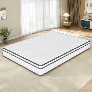 Hybrydowy Materac Kieszeniowy 140x200x25 cm Oddychający Pokrowiec Z Dzianiny 7 Stref Wyrównane Wsparcie 4986093 Hybrydowy Materac Kieszeniowy 140x200x25 cm Oddychający Pokrowiec Z Dzianiny 7 Stref Wyrównane Wsparcie 4986093