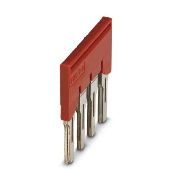 Mostek wtykowy do UT‑6 4‑biegunowy 8,2mm czerwony FBS 4‑8 3030307 /25szt./ - obrazek 2
