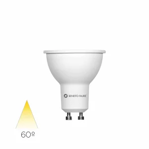 Żarówka LED GU10 6W dichroiczna, 60°, 4000K, 616 lm, IP40, wykończenie białe, do użytku wewnątrz – Beneito & Faure 5012070 Żarówka LED GU10 6W dichroiczna, 60°, 4000K, 616 lm, IP40, wykończenie białe, do użytku wewnątrz – Beneito & Faure 5012070