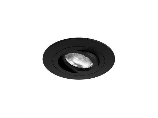 Jeden wpuszczany reflektor LED 50 mm GU10 regulowany 360° 45° pochylenie Matowe czarne wykończenie Stopień ochrony IP20 – Beneito & Faure 5013547 Jeden wpuszczany reflektor LED 50 mm GU10 regulowany 360° 45° pochylenie Matowe czarne wykończenie Stopień ochrony IP20 – Beneito & Faure 5013547