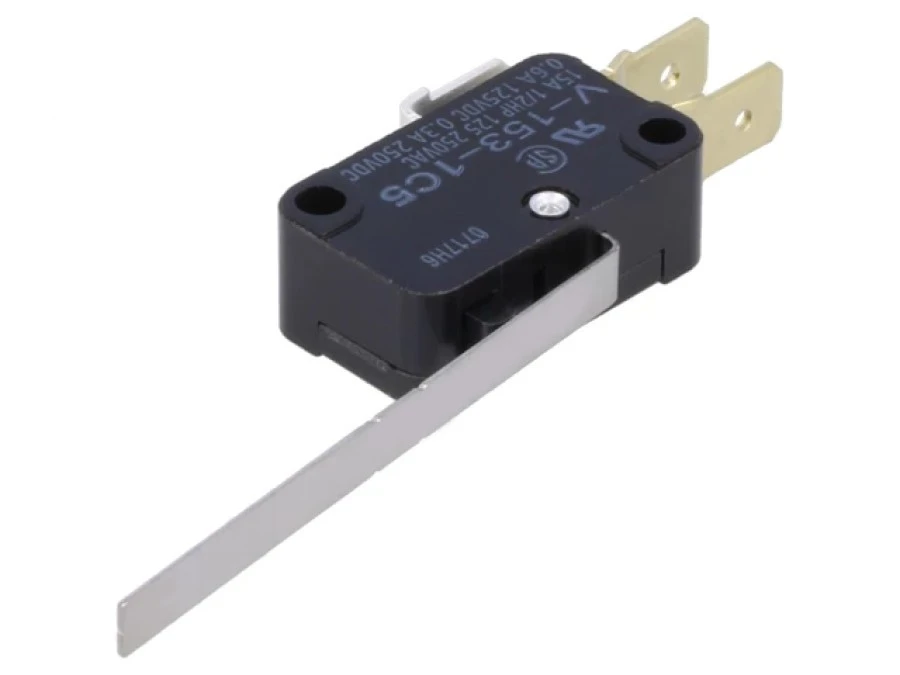 Mikroprzełącznik SNAP ACTION z dźwignią SPDT 15A/250VAC IP40 V‑153‑1C5 - obrazek 1