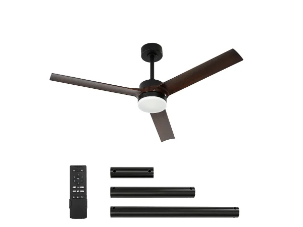 Inteligentny wentylator sufitowy 132 cm ze światłem, pilotem, ściemnialnym oświetleniem LED, wentylatorem rewersyjnym, cichym silnikiem prądu stałego, 3-łopatkowym 5021107 Inteligentny wentylator sufitowy 132 cm ze światłem, pilotem, ściemnialnym oświetleniem LED, wentylatorem rewersyjnym, cichym silnikiem prądu stałego, 3-łopatkowym 5021107